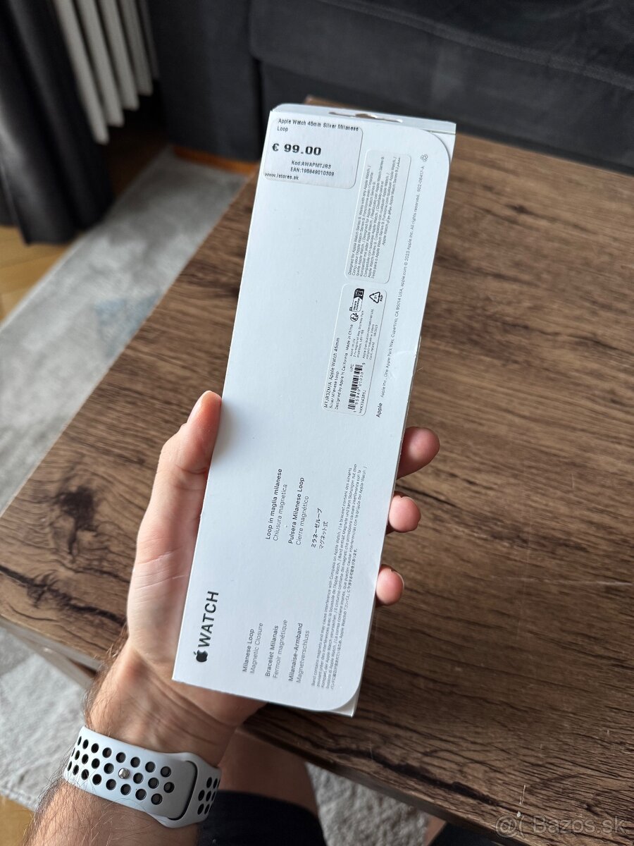 Remienok Apple Milanese Loop – originál 44/45/46mm - 3