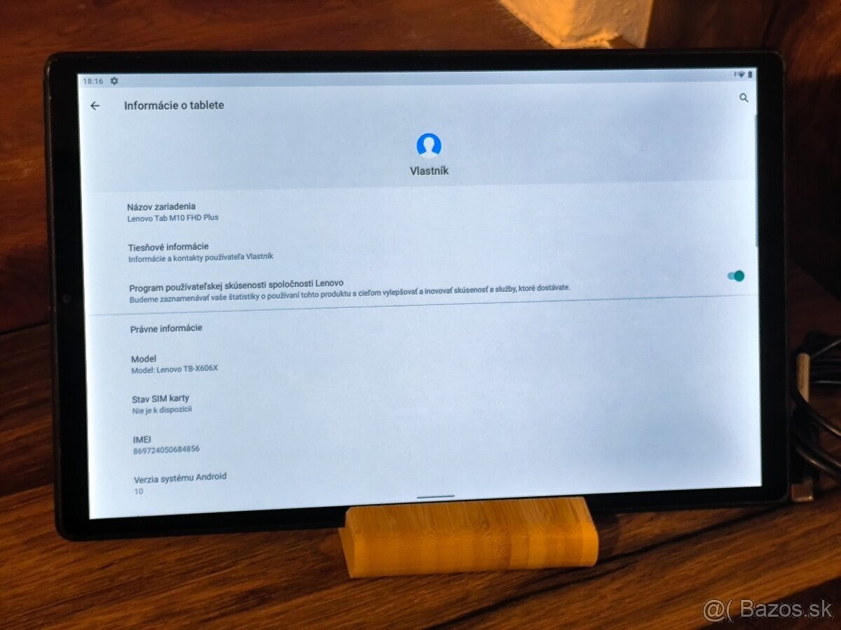 Predám Lenovo M10 Plus – 4 GB RAM / 64 GB - 3