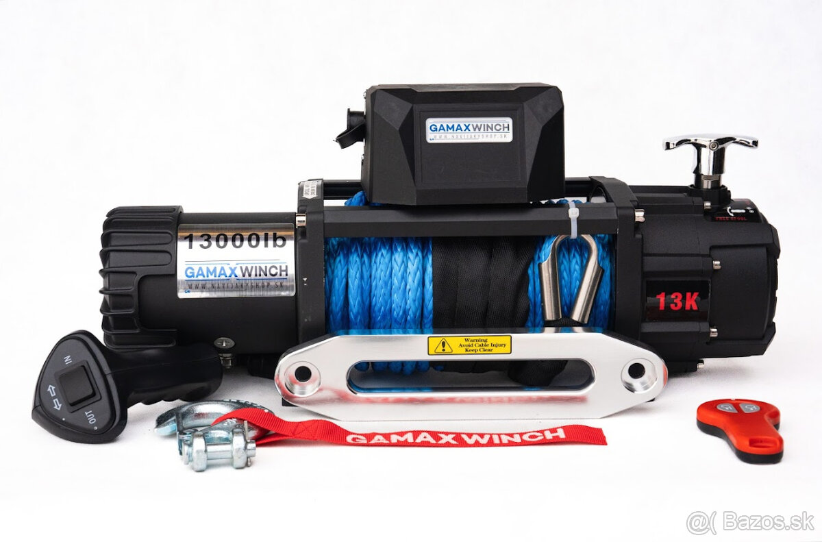 GAMAX WINCH -13000 lbs - PROFI so syntetickým lanom - 3