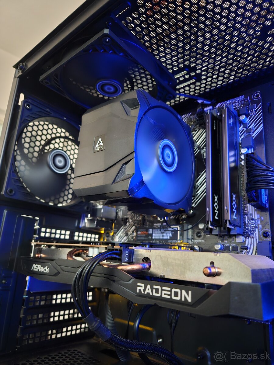 Herný PC Ryzen 5600X, RX6600, M.2, wifi... - 3