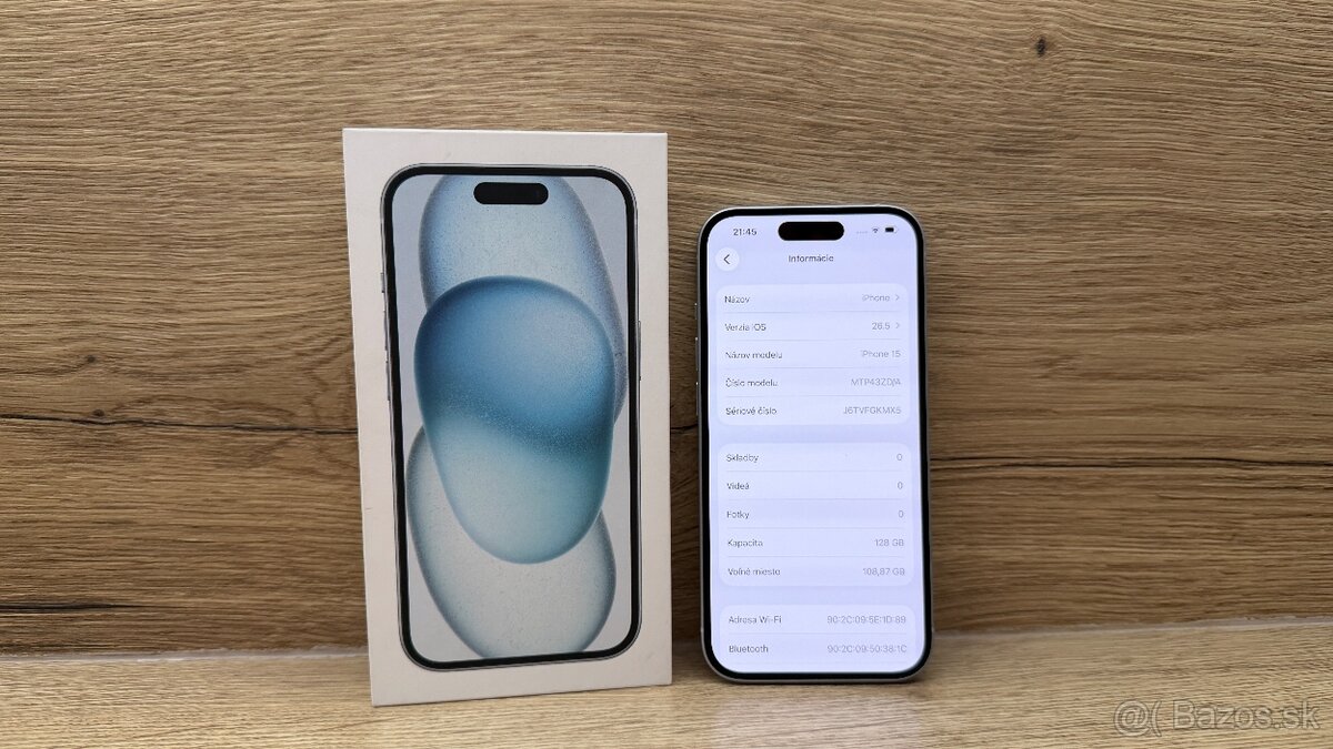 Apple iPhone 15 128 GB modrý - 3