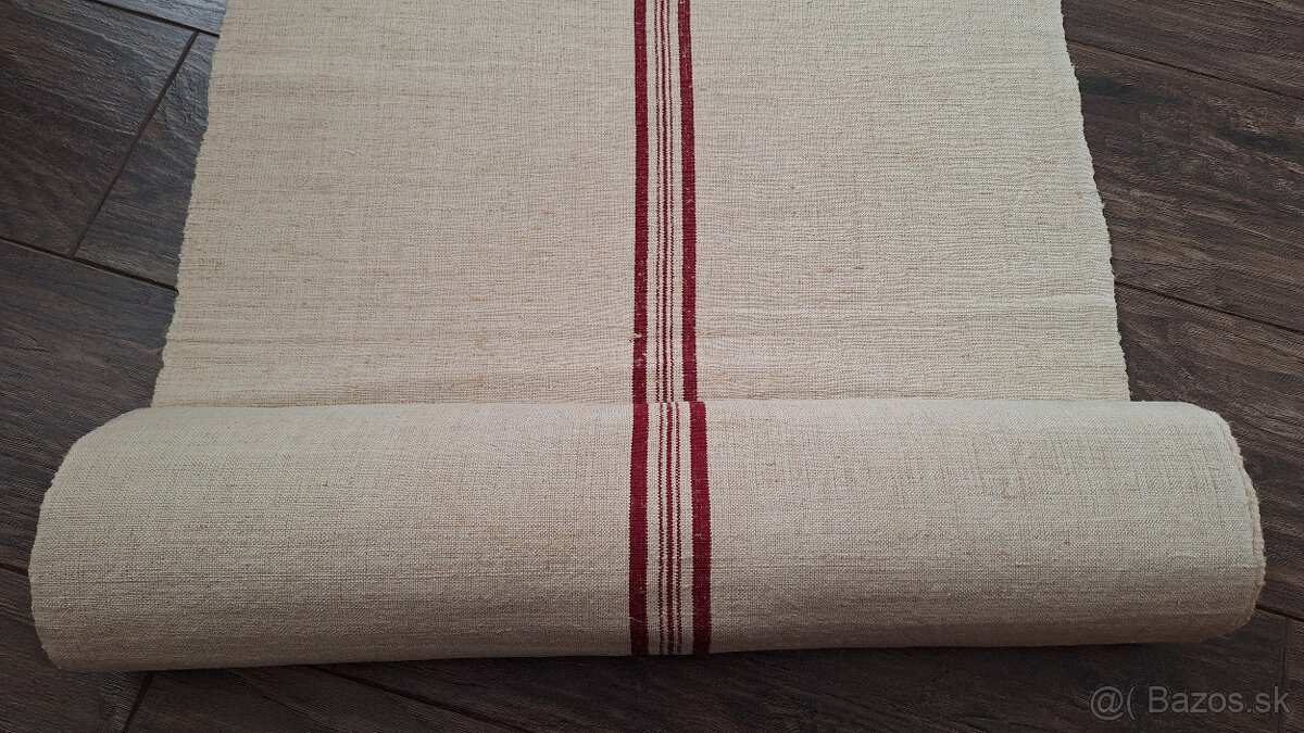 Ručne tkané ľanové plátno 5eur/m - 3