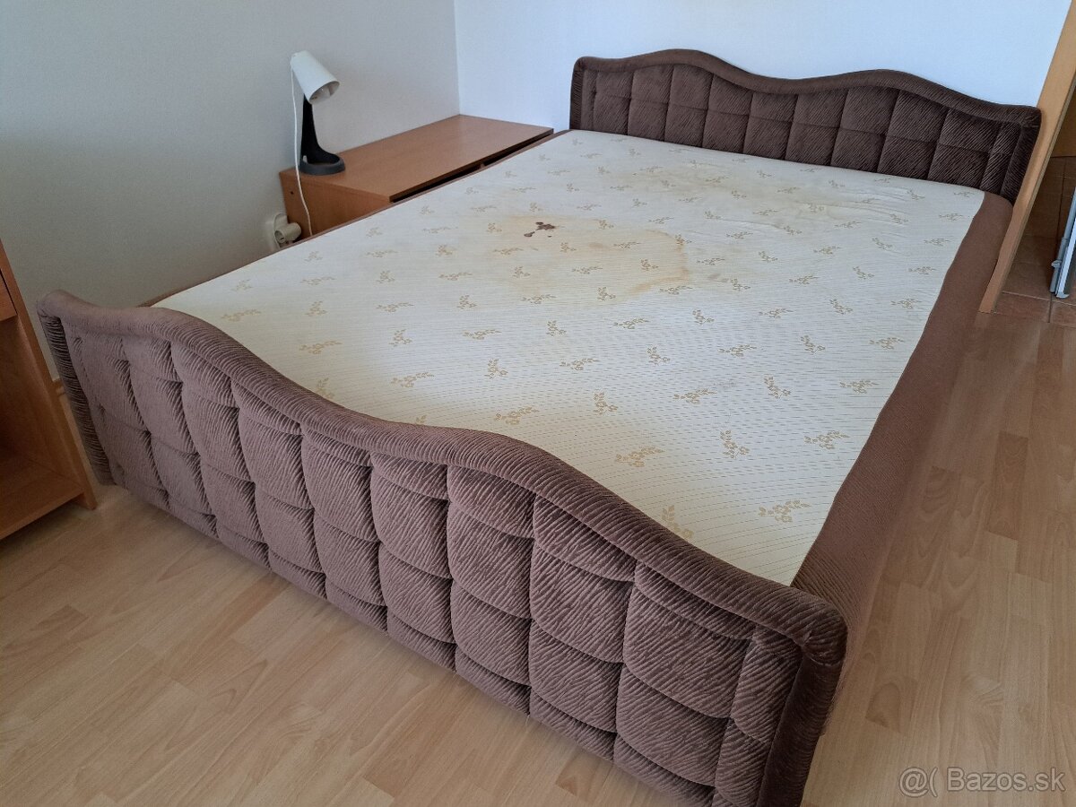 Manželská posteľ s úložným priestorom _za odvoz - 3