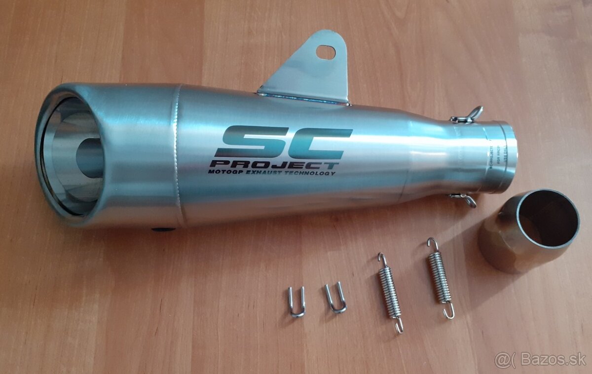 Športový Nerezový univerzálny ladený moto výfuk - Nový - 3