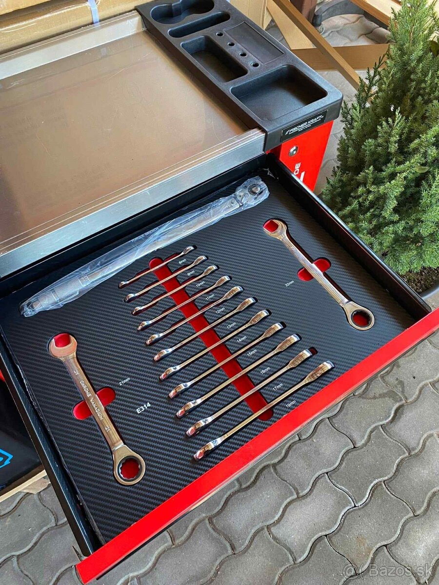 Dielensky vozik s naradim cerveny - 3