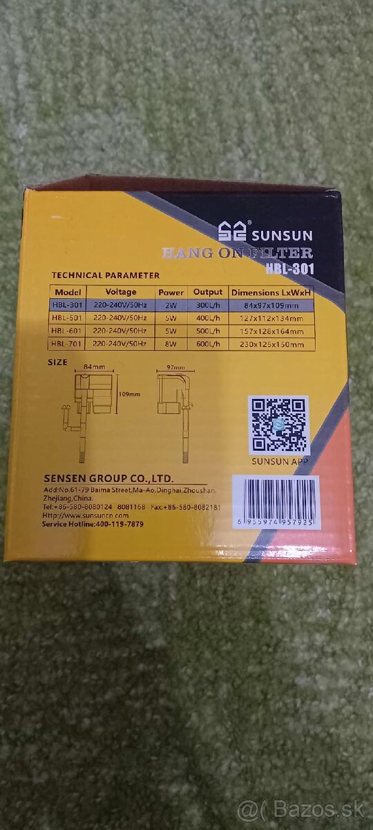 Závesný akvariový filter - 3