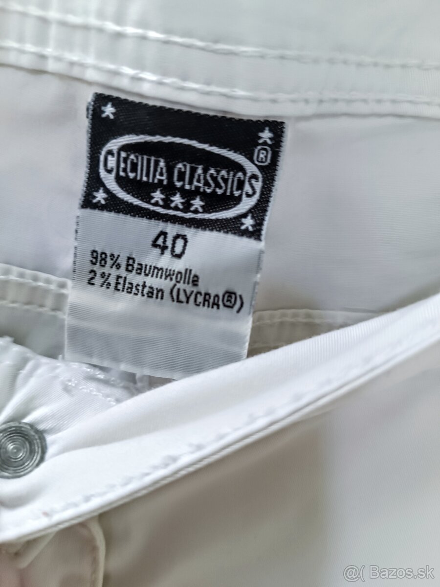 Biele nohavice 40 - 3