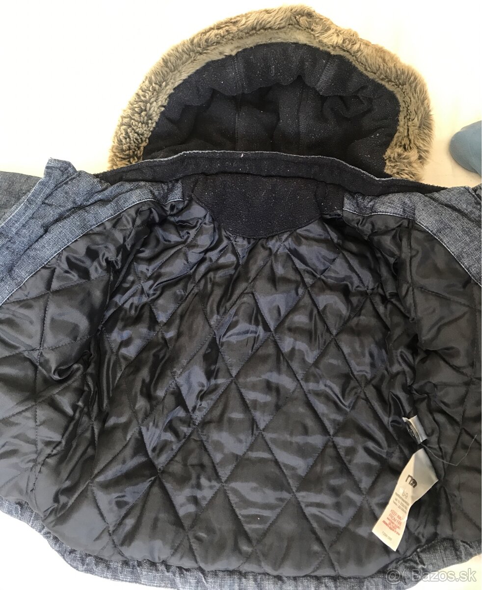 Zateplena riflova bunda 9-12m - 3