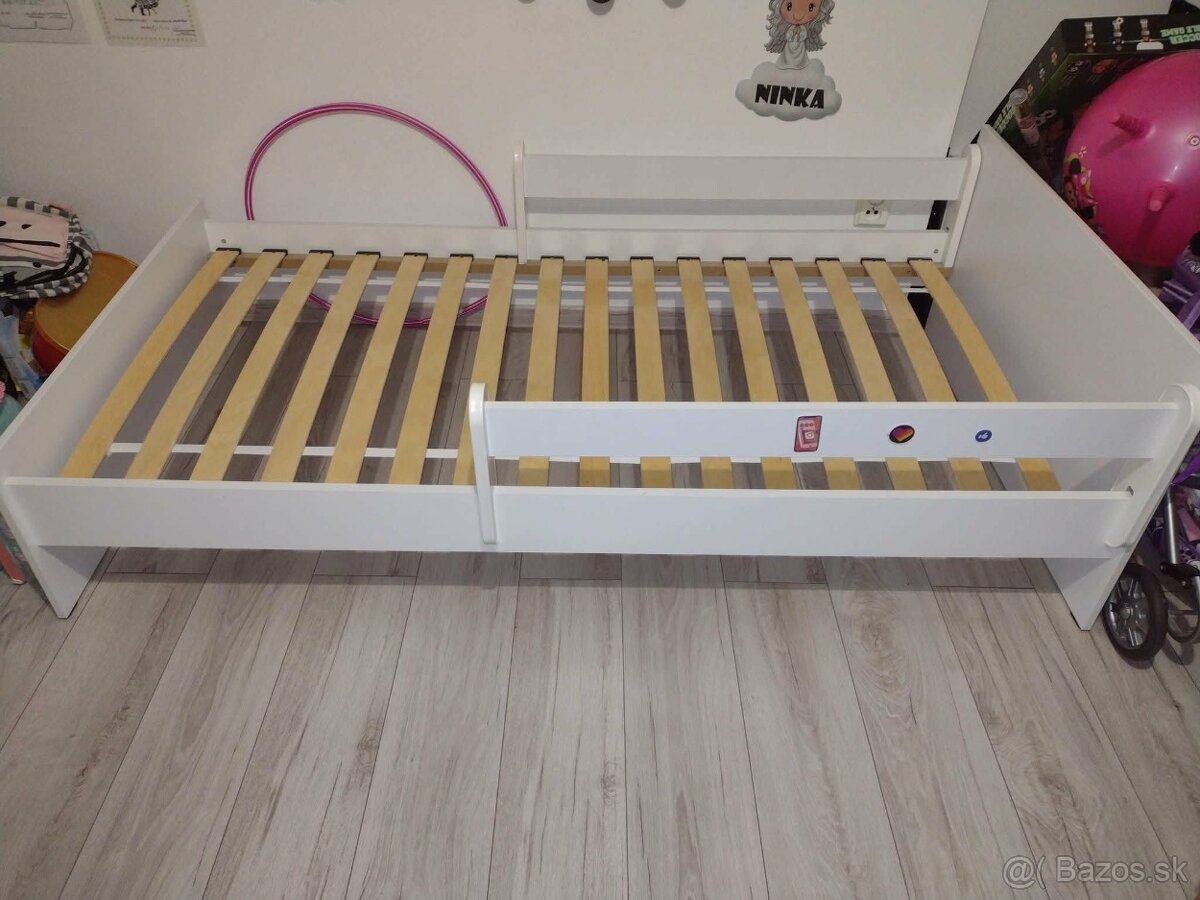 2detske biele postele 180x90 cm - 3