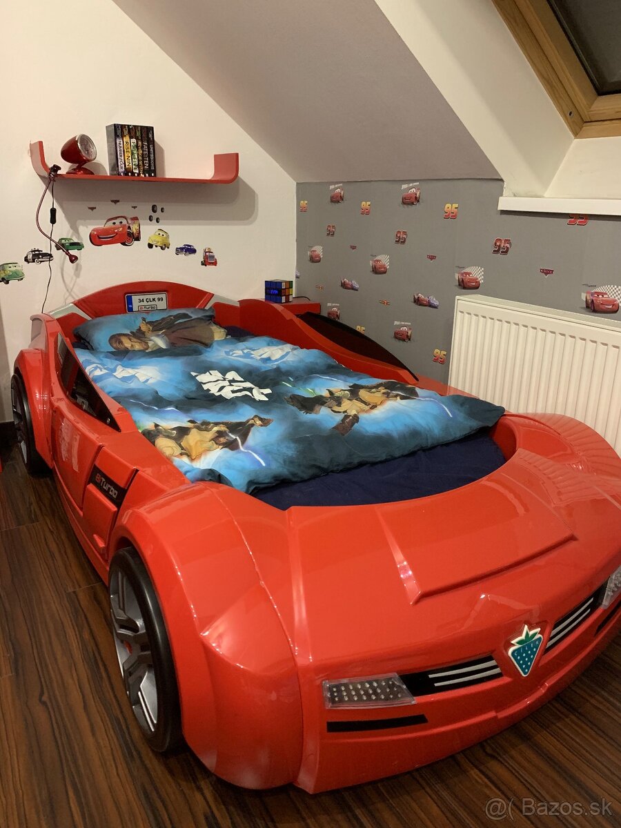 Detská postel auto s matracom - 3