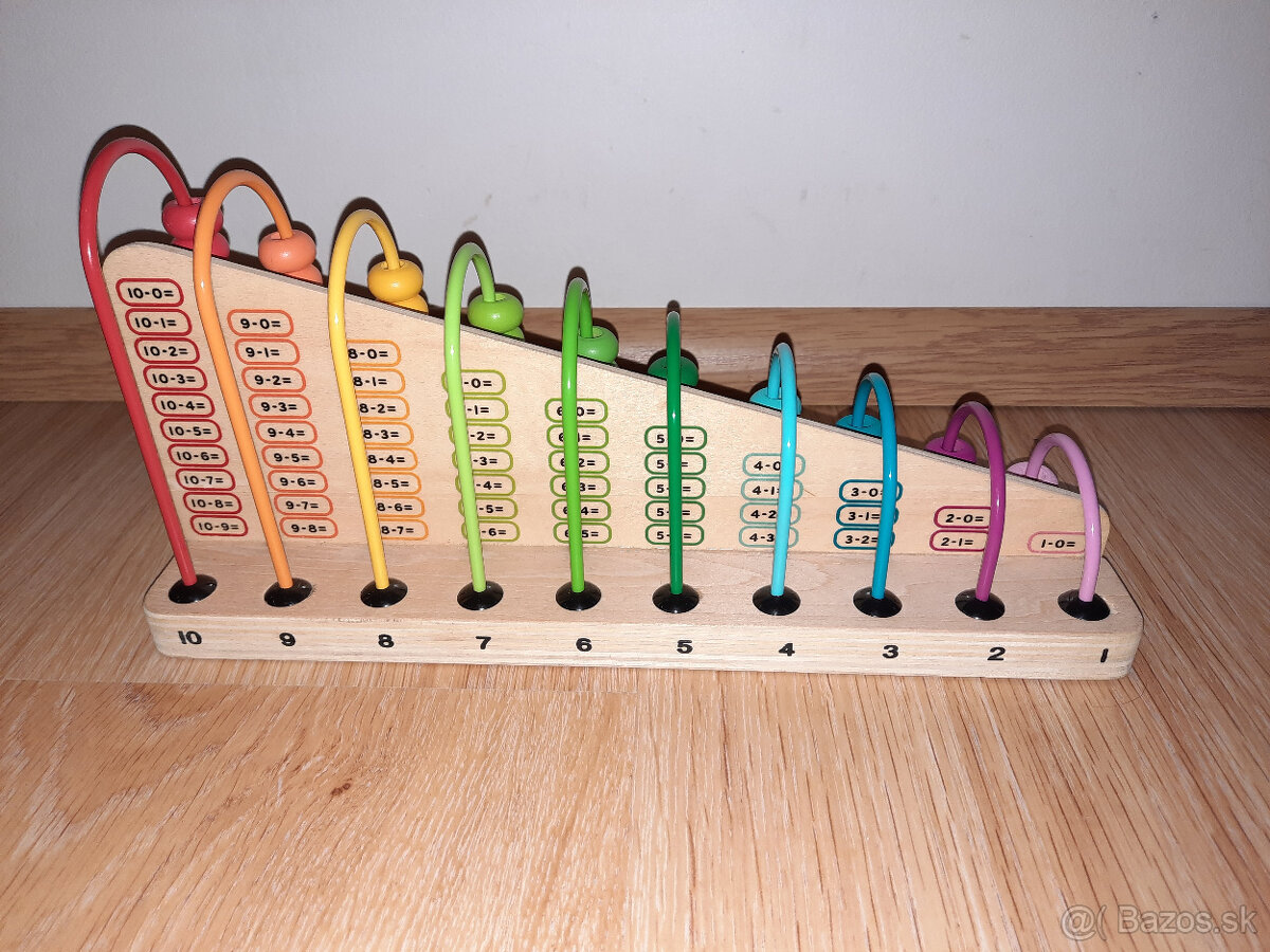Montessori drevené počítadlo - 3
