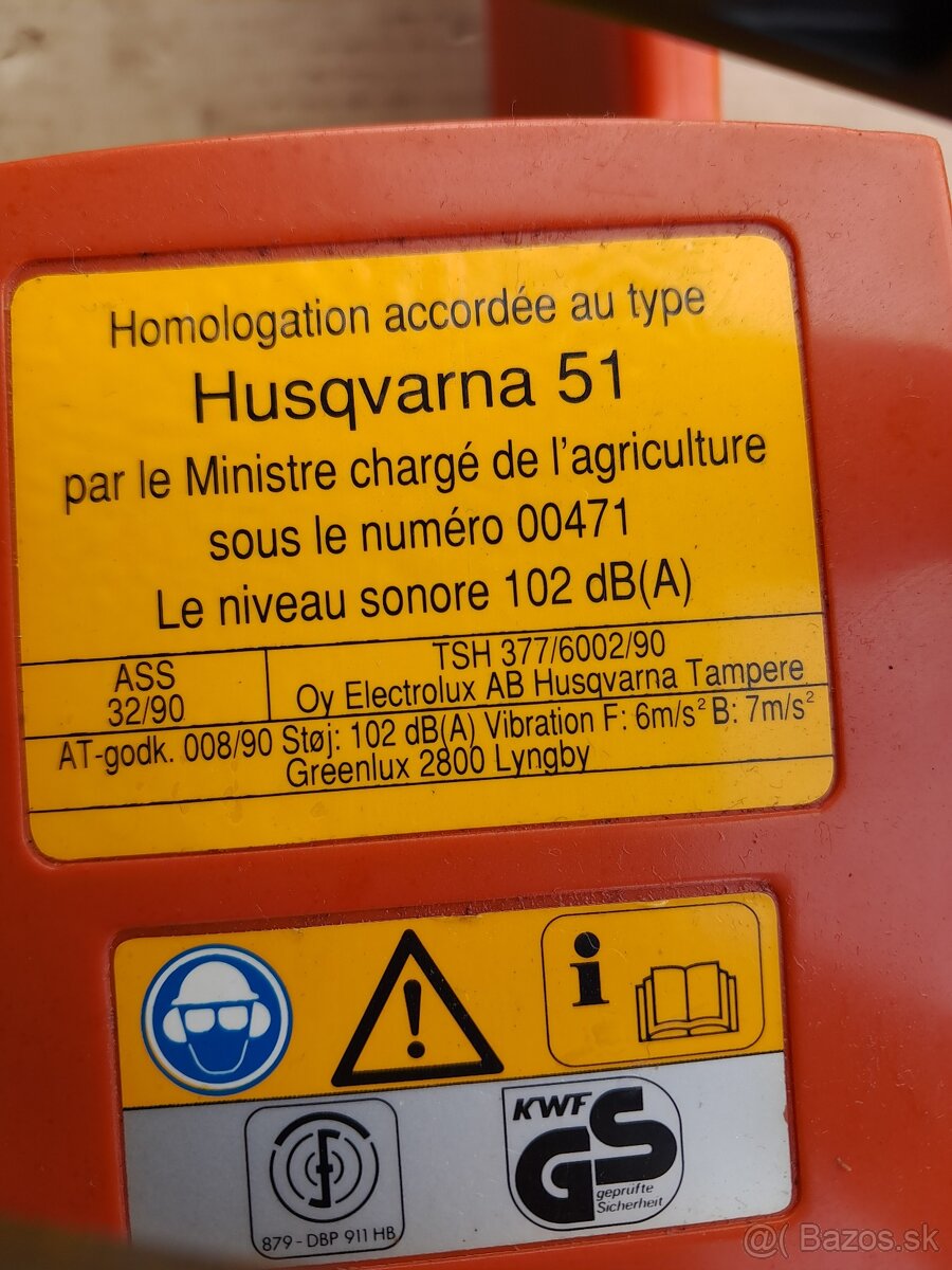 Husqvarna 51 motorova pila top stav - 3