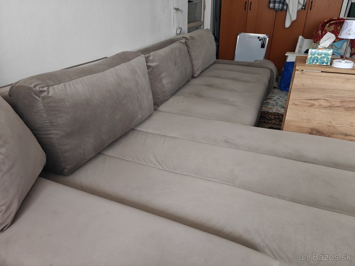 Veľká rozkladacia sedacia súprava - 3