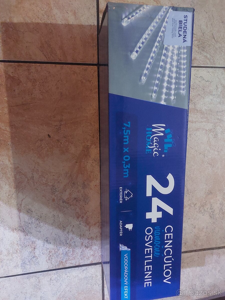 Vianočné svetlá, osvetlenie cencúle - 3