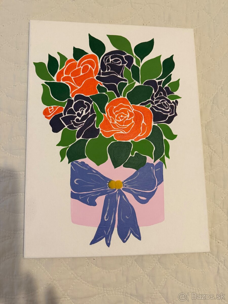 ručne maľovaný obraz za 20€ - 3