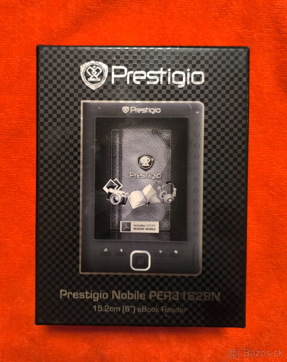 Predám čítačku kníh Prestigio PER3162BN - 3