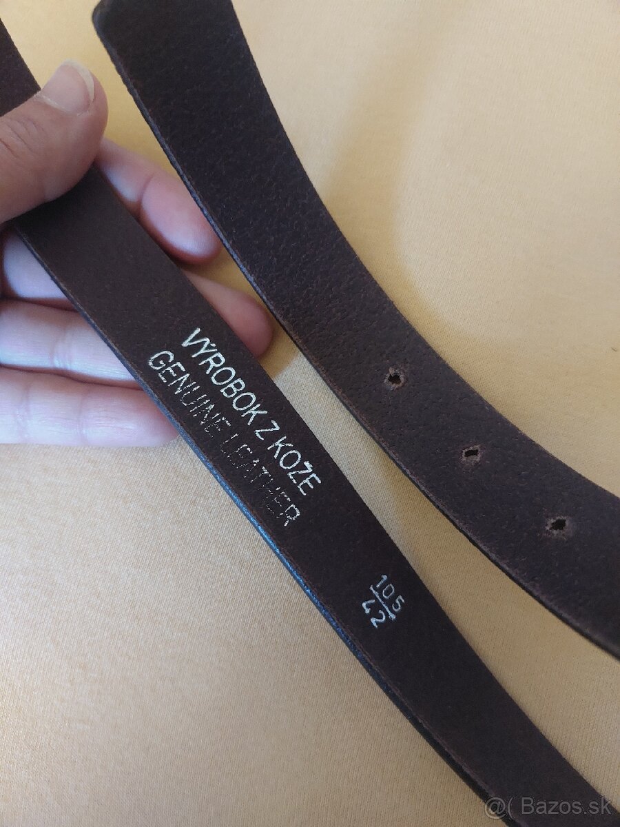 Damsky kozeny opasok 105cm novy - 3