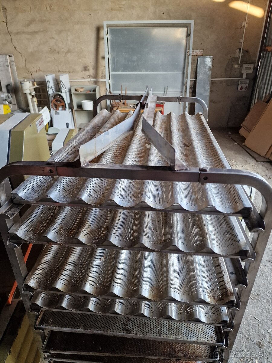 Pekárenské nerezové vozíky 58x98 cm - 3