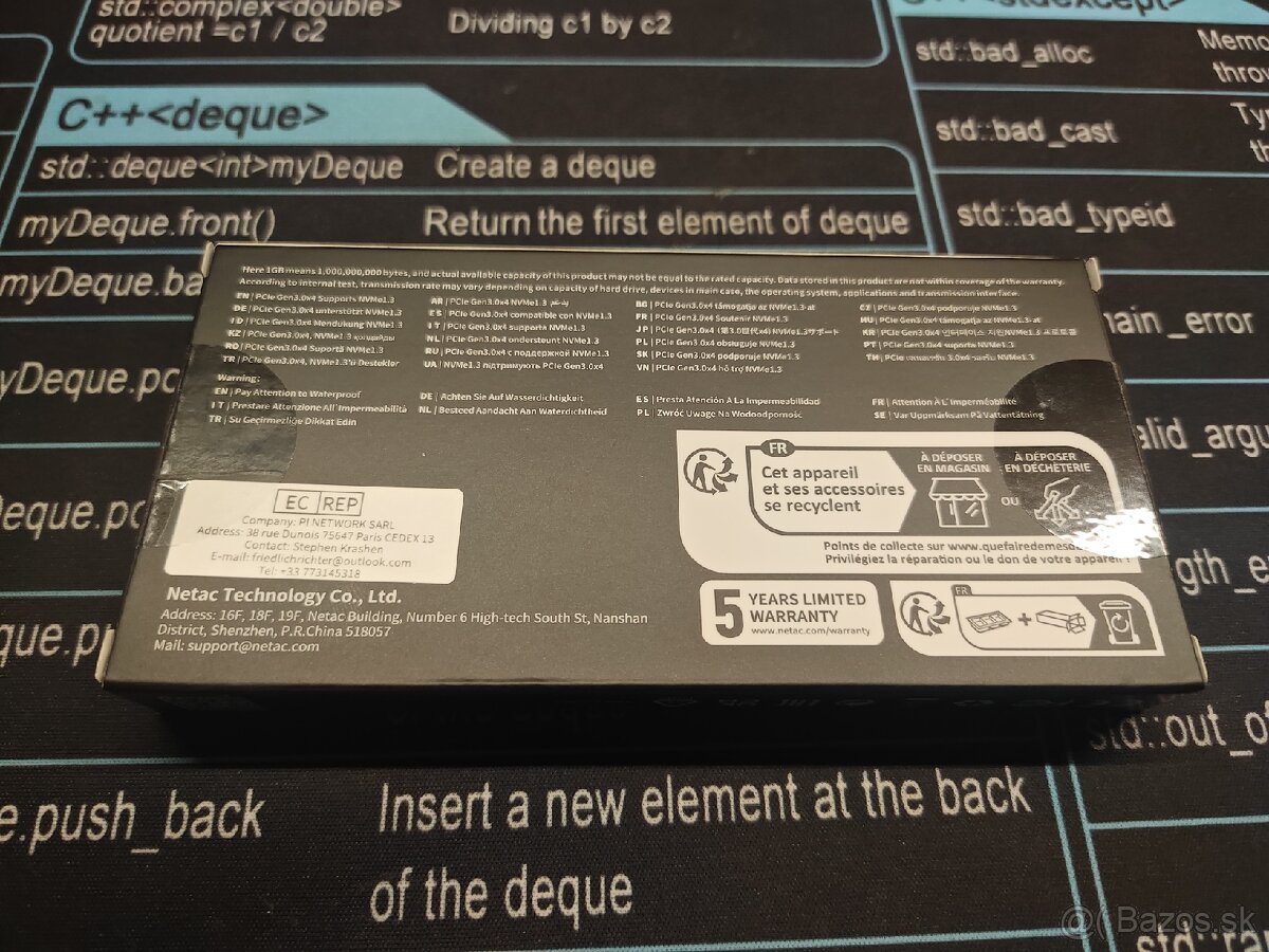 Nové SSD 250GB 3000MB/s - 3