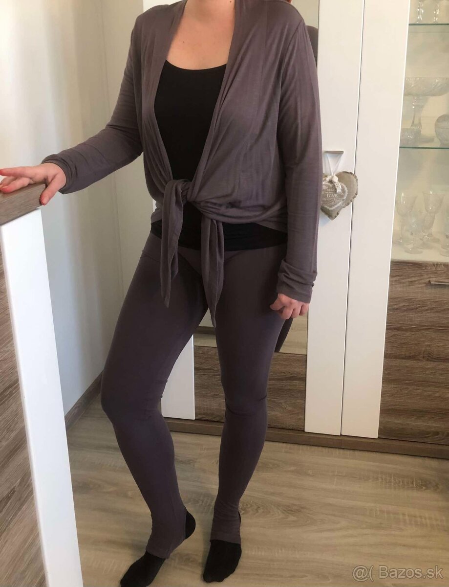 Legíny + kardigan , veľkosť M - 3