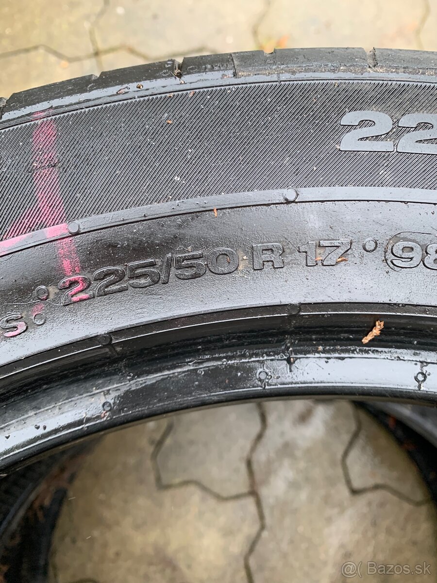 2ks letné pneumatiky Continental 225/50 R17 - 3