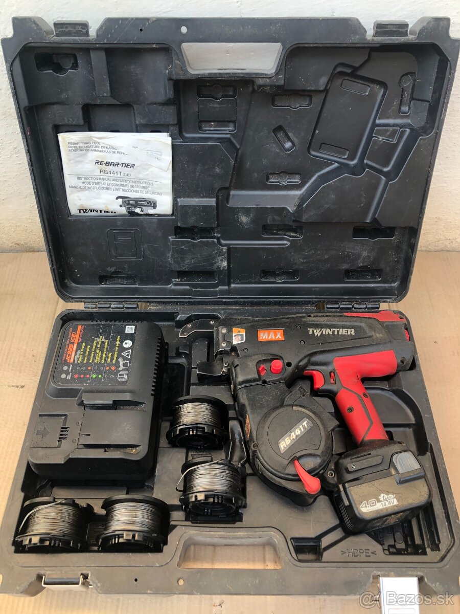 Viazačku železa MAX TWINTIER RB441T - 3