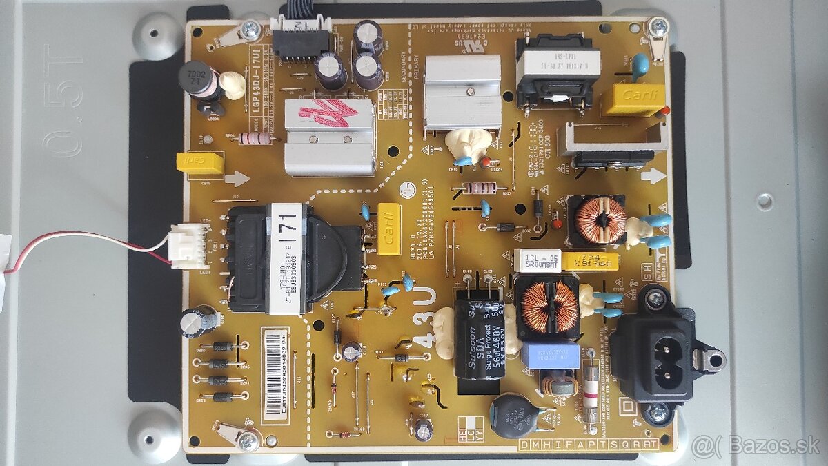 Predám plne funkčné náhradné diely na TV LG 43UK6300 - 3