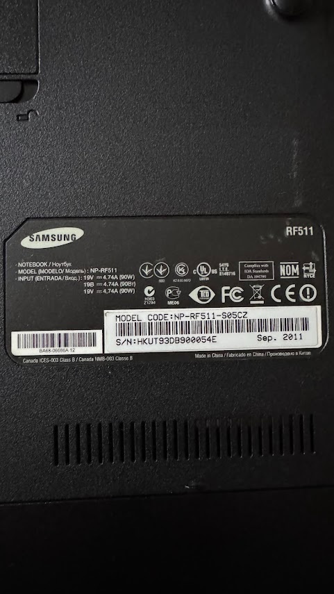 Predám NTB Samsung RF511 - 3