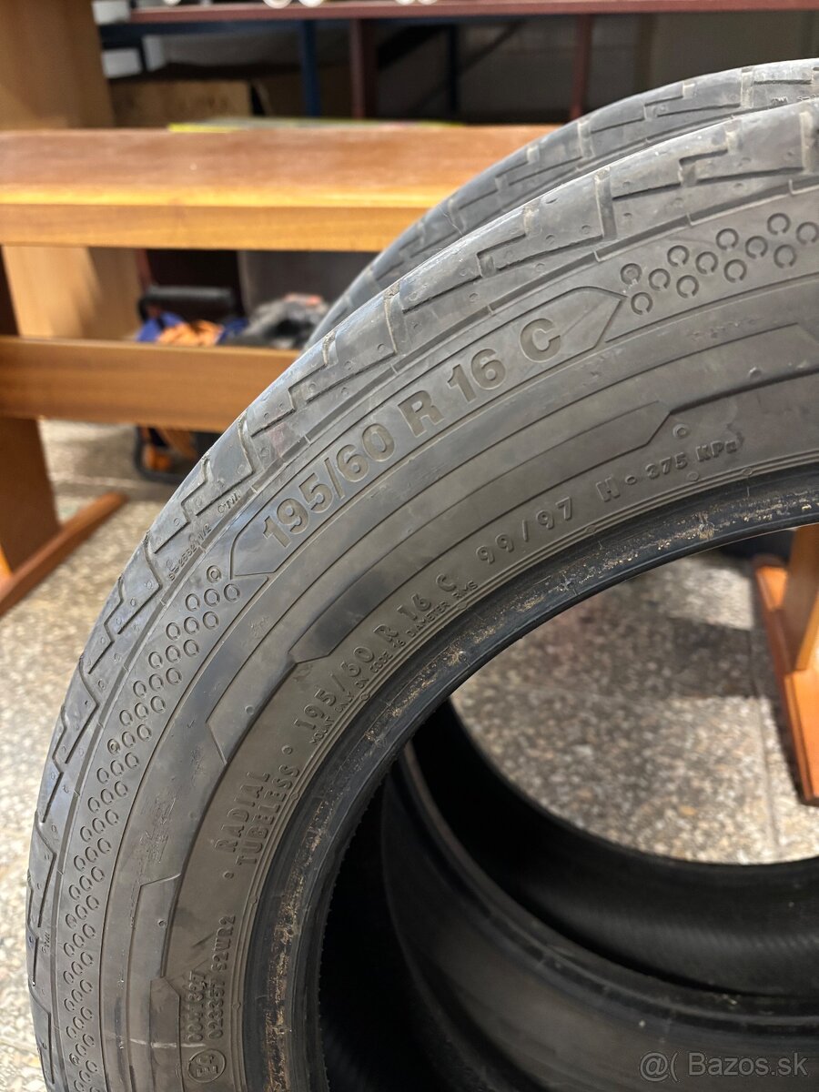 letné pneumatiky 195/60 r16C - 3