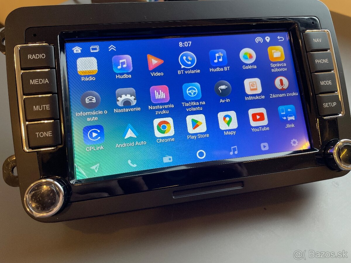 VW, SEAT, ŠKODA 7” 2DIN ANDROID autorádio, CARPLAY 2GB+64GB - 3