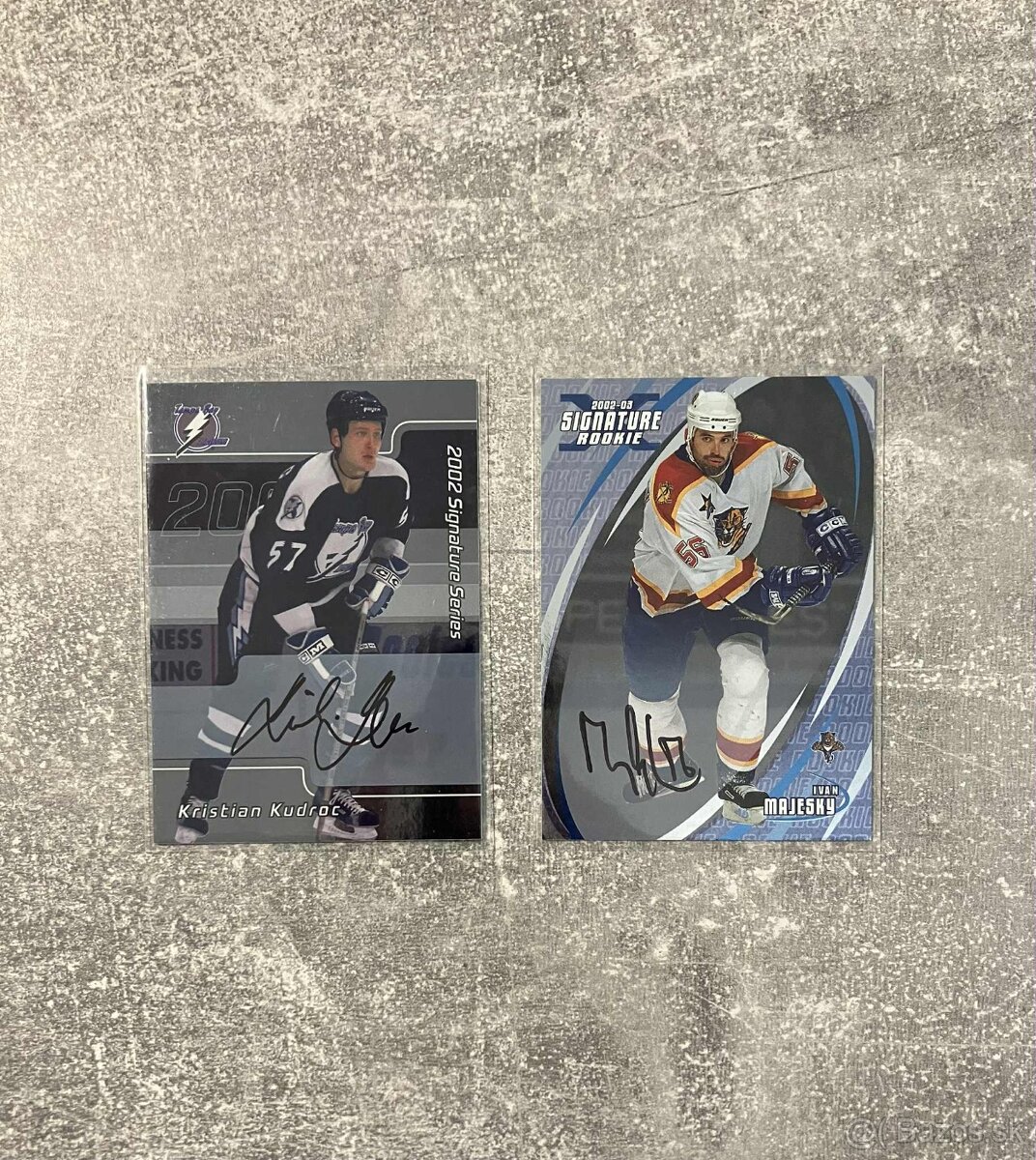 Hokejové podpísané auto karty NHL hráčov - 3