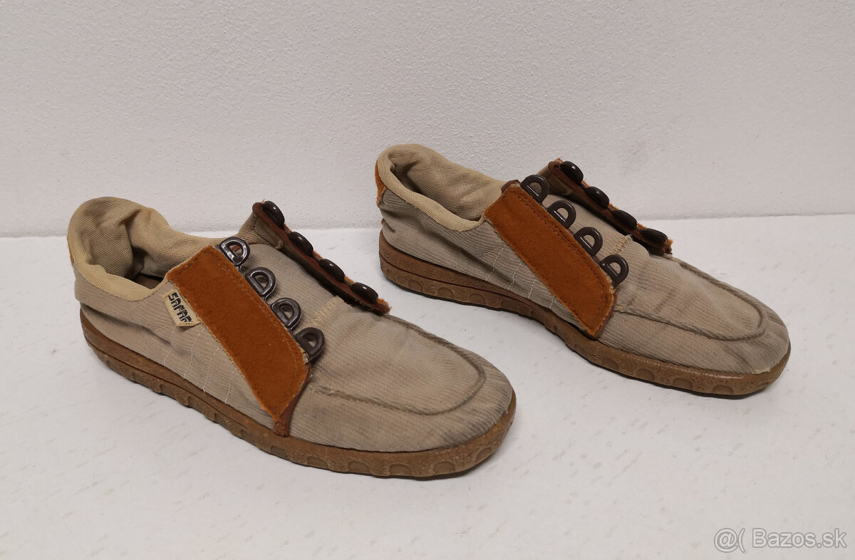 Starožitné Československe topánky Safari - 3