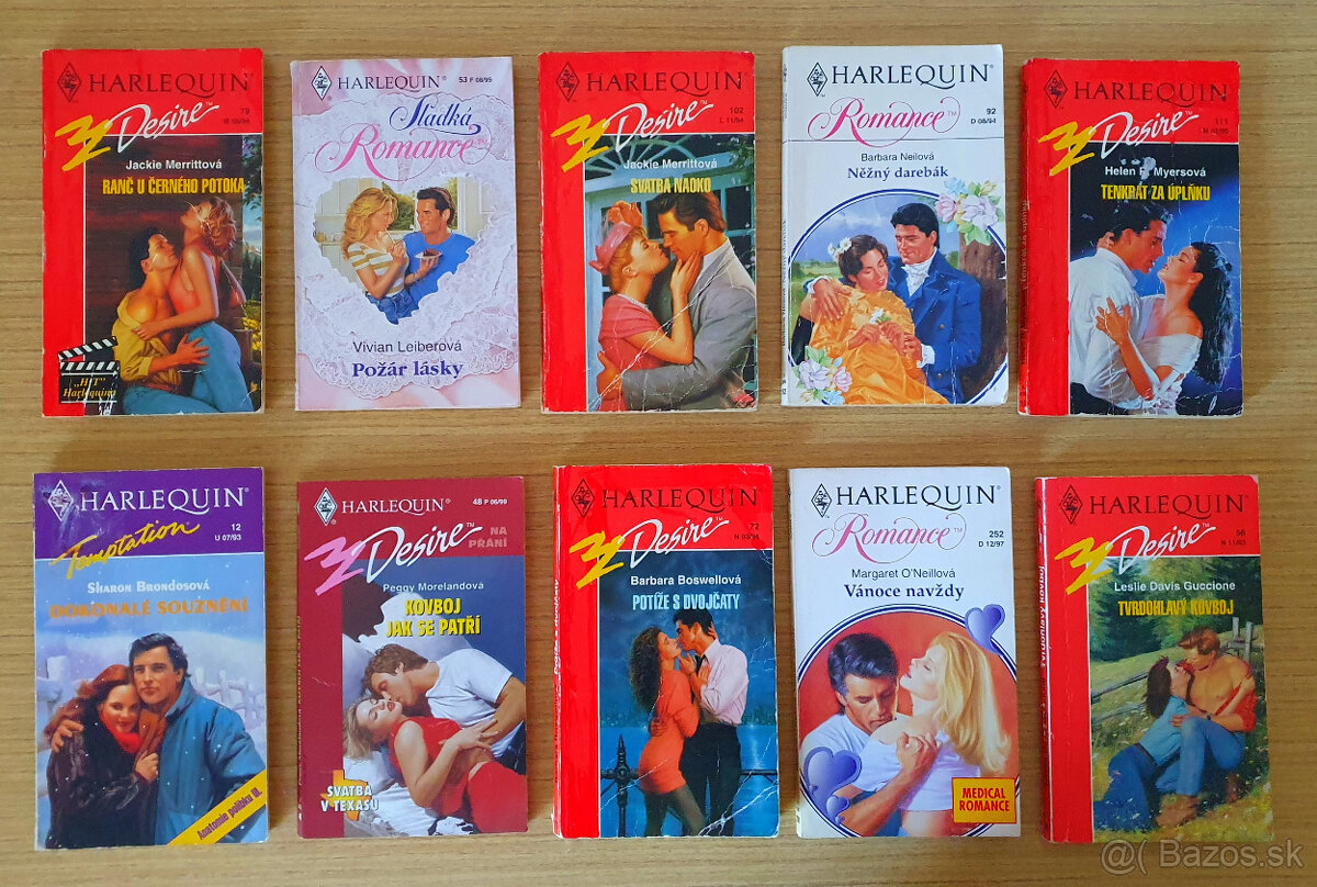Knihy Harlequin za 0,20 EUR - - 3