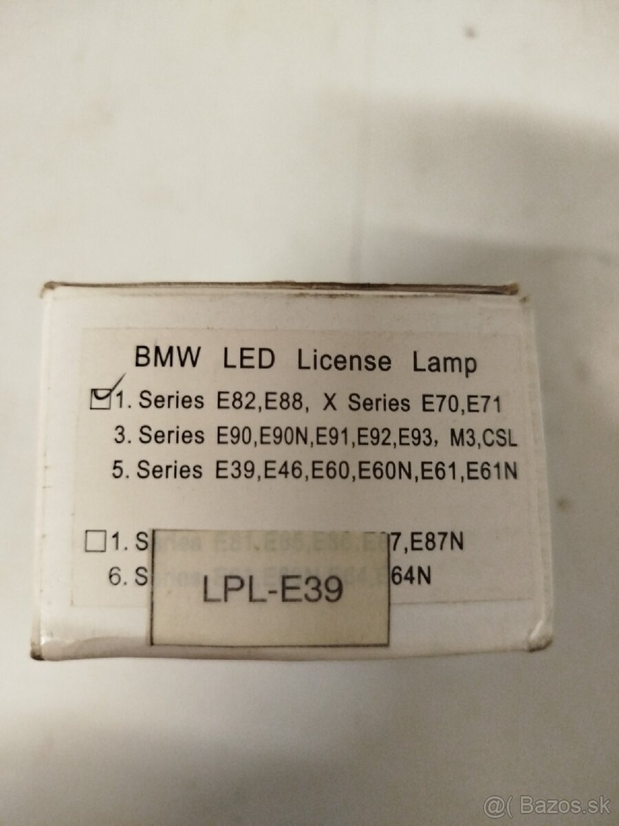 BMW LED svetlá pre SPŽ ORIGINAL - 3