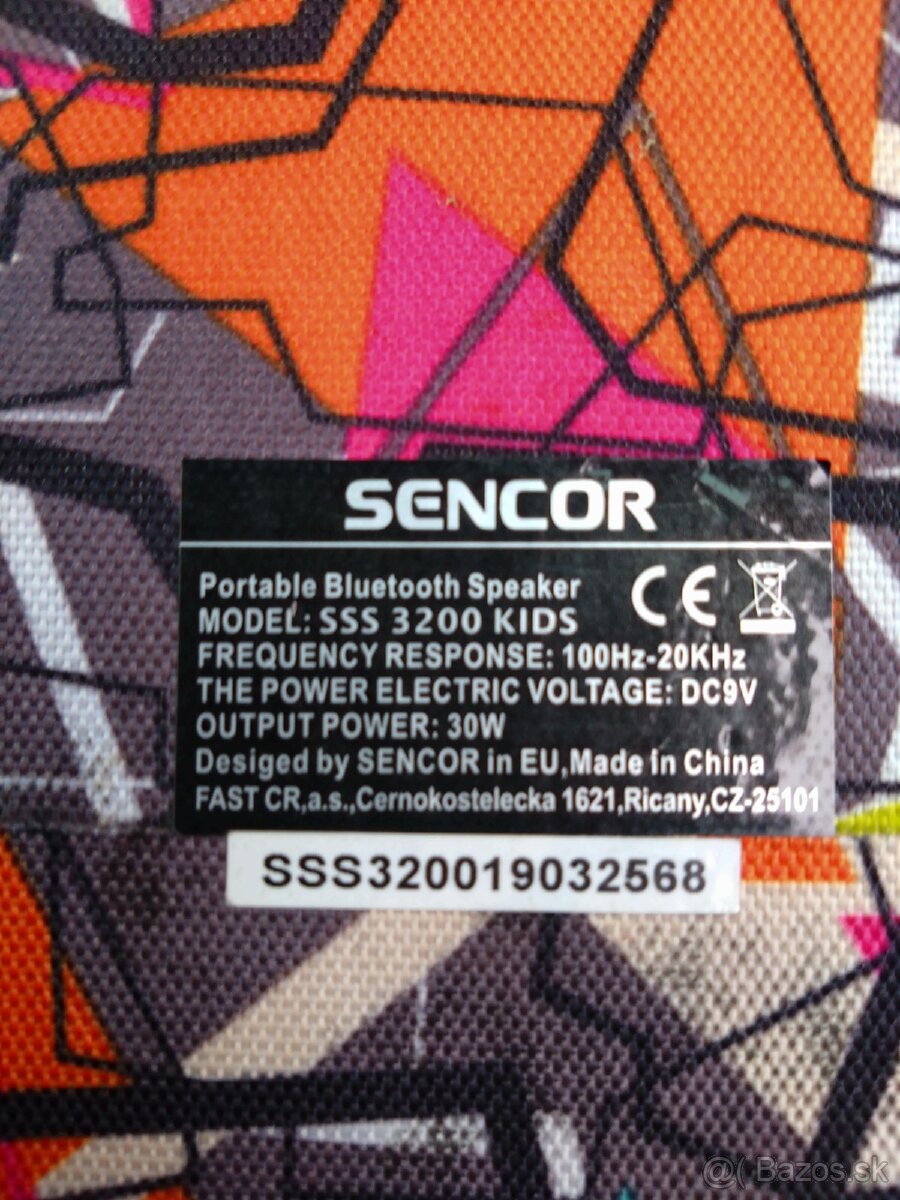 Bluetooth reproduktor Sencor - 3