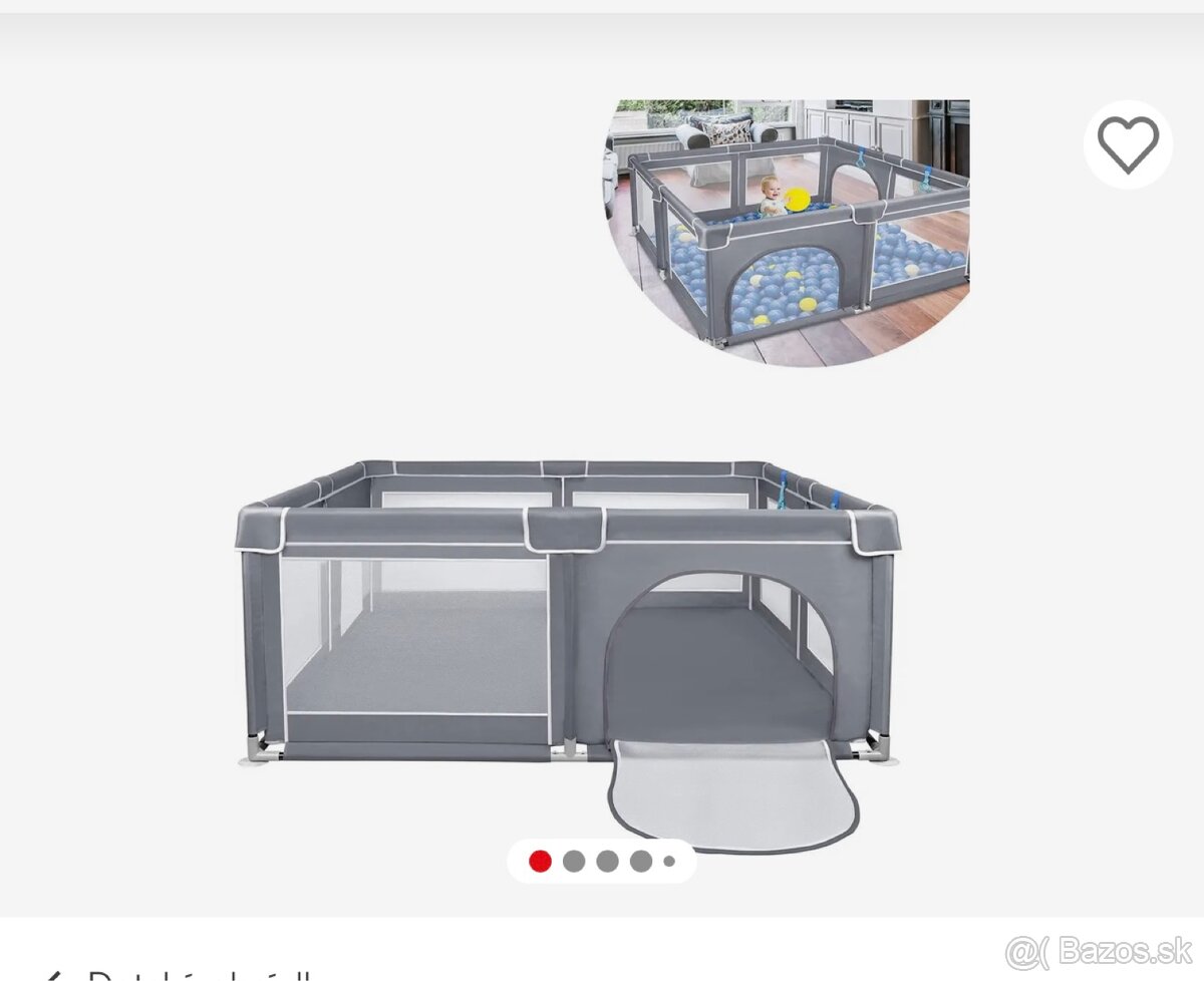 Detská ohrádka 180x150cm ČISTO NOVÁ - 3