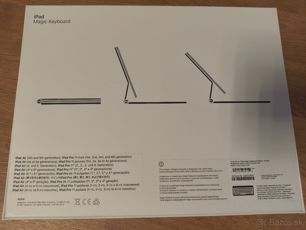 Apple Magic Keyboard iPad Pro 11" a iPad Air SK - 3