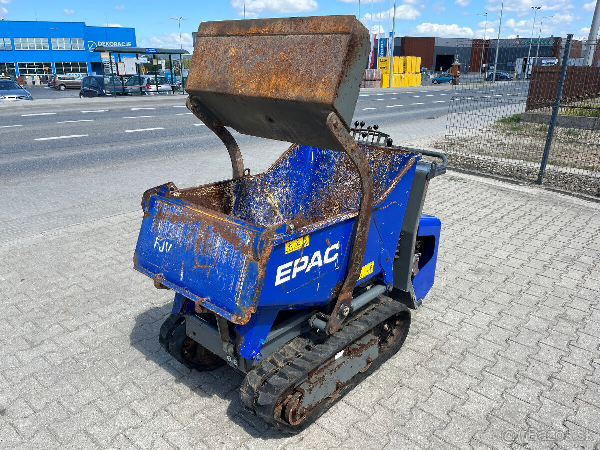Samonakladací sklápač mini dumper Epac LD800 pásový fúrik - 3