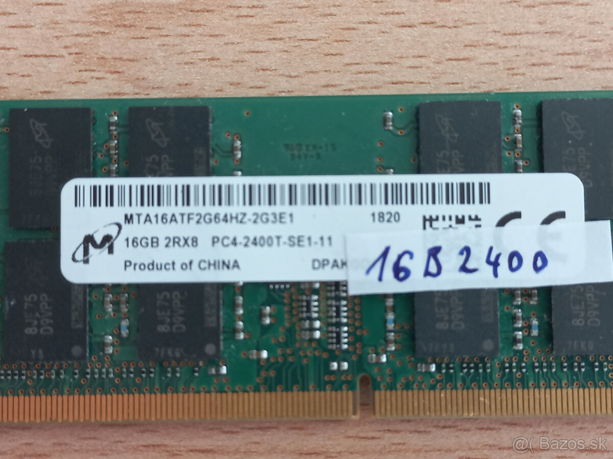RAM 16GB DDR4 SODIMM MIX PC4-2400 - do notebooku - 3
