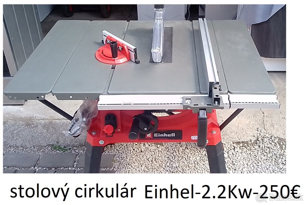 predám stolový církulár Einhel-aj rezačky - 3