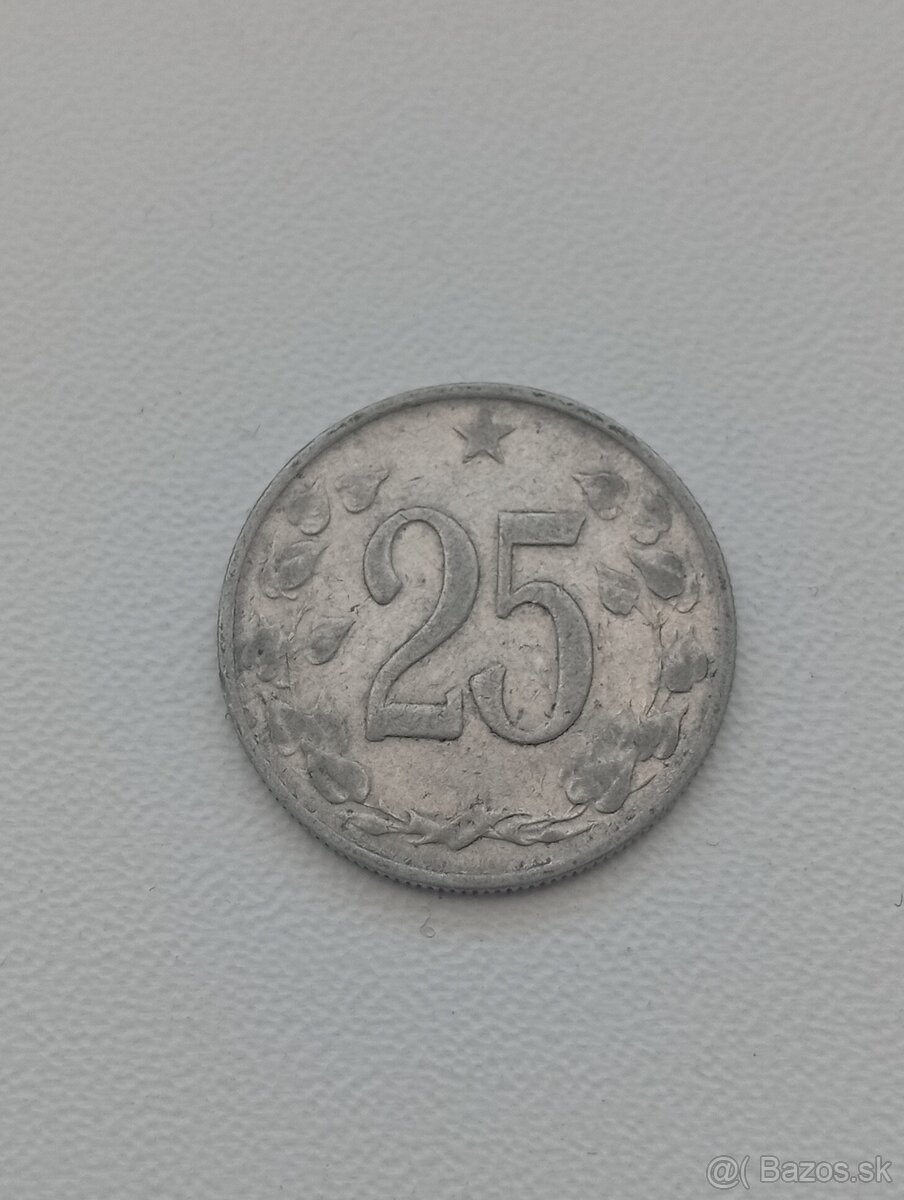 25 hal. a 20 hal. Československe mince - 3