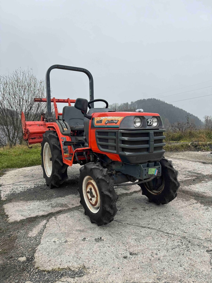 japonský malotraktor KUBOTA GB15 s rotavátorom - 3