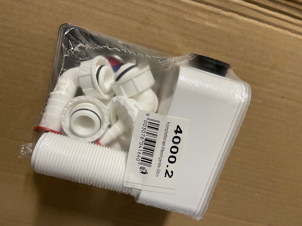 Sifón podomietkový DN50/40 pre napojenie 2 spotrebičov - 3