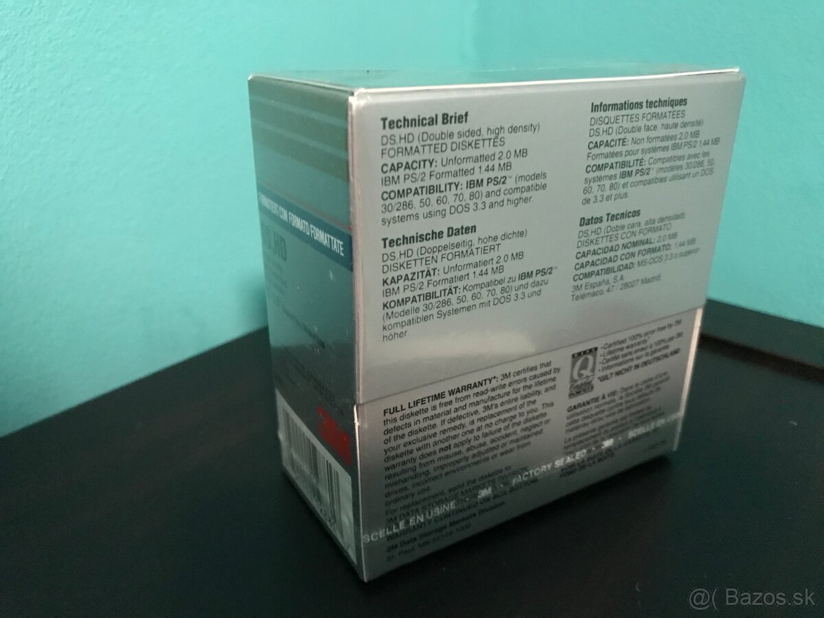 3,5" Diskety 3M 10+1 - 3