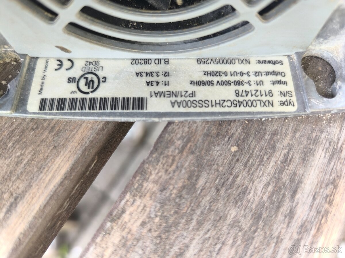 Frekvenčný menič Vacon - 3