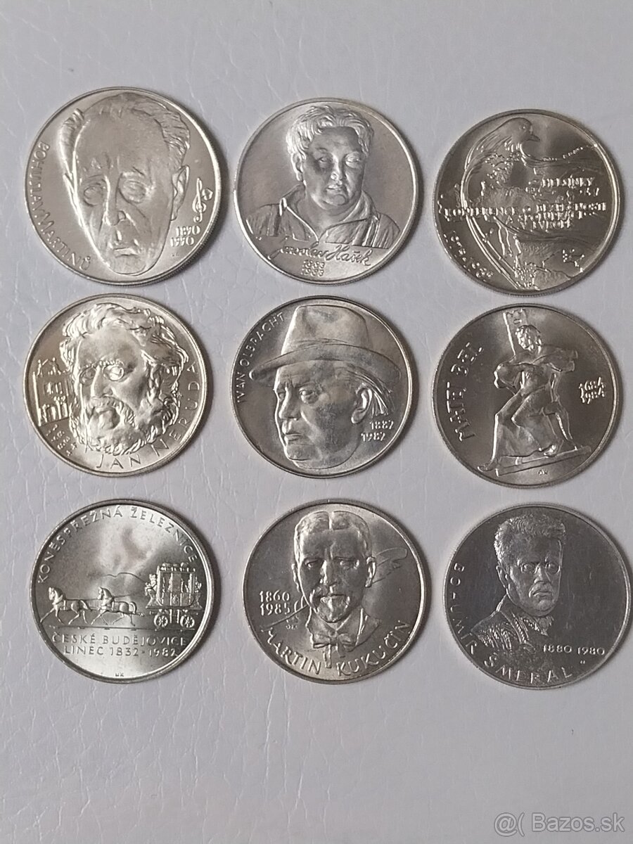 Československe strieborne mince - 3