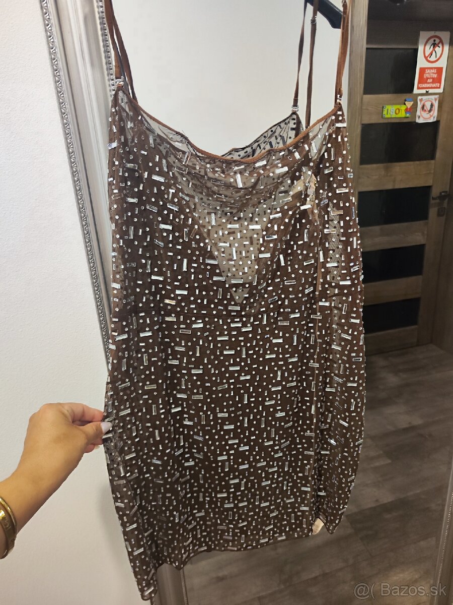 Mini šaty oh polly veľ 40/ 42 - 3