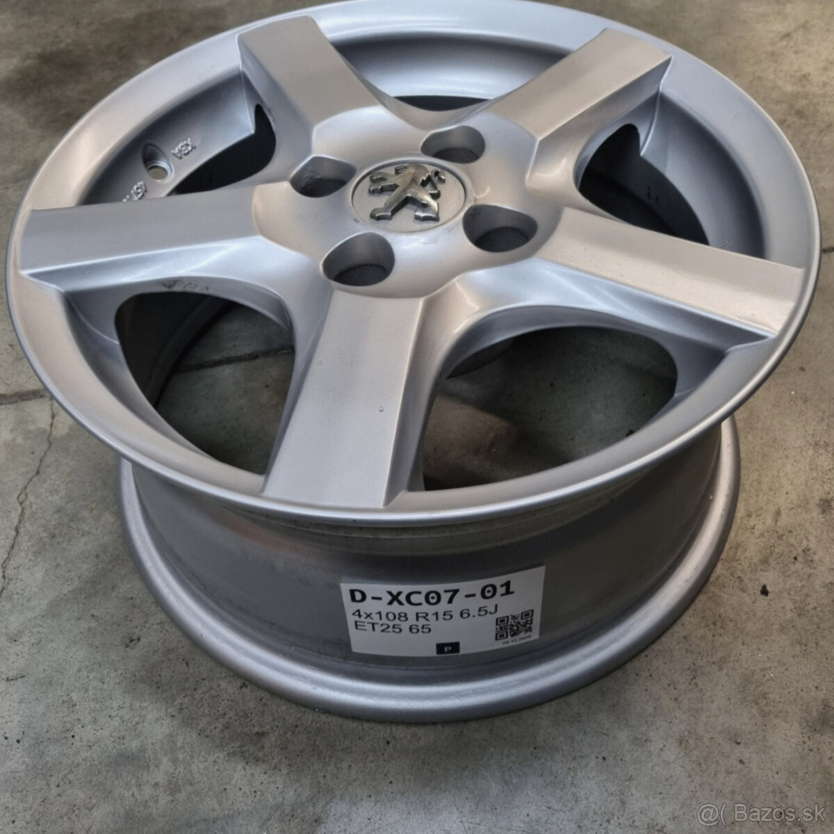 Hliníkové disky 4x108 R15 6,5J ET25 - 3
