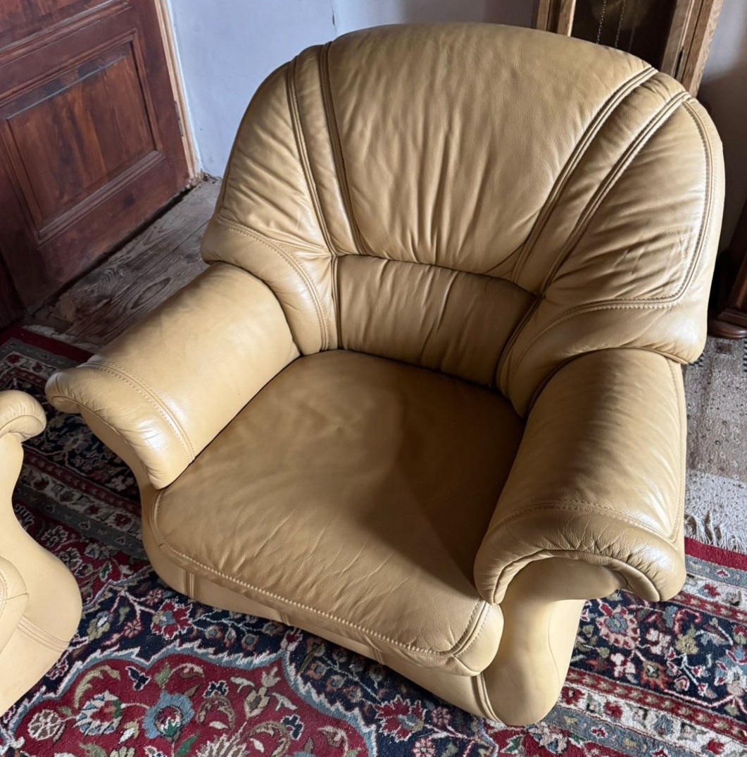 Kožená sedací souprava 3+1,5837 - 3