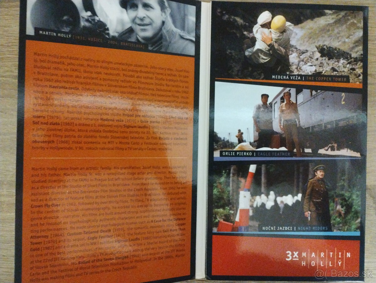 DVD kolekcia filmov 3x Martin Hollý - 3